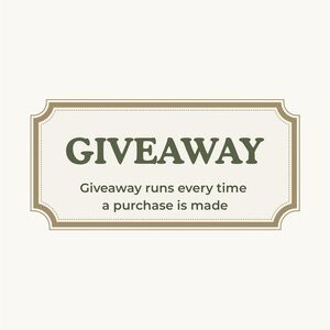 Giveaway + Free Shipping